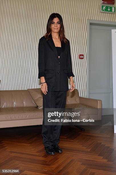 Valeria Solarino attends 'Una Donna Per Amica' Photocall on February 25, 2014 in Milan, Italy