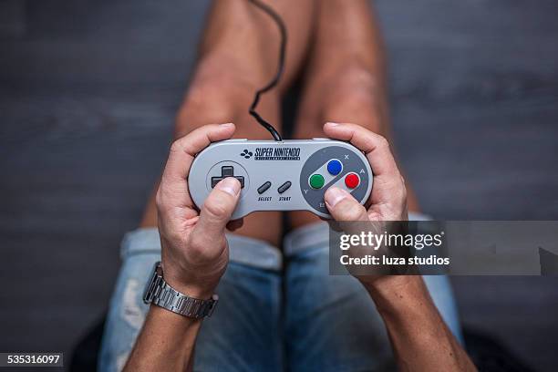 snes controller - super nintendo game controller - nintendo 個照片及圖片檔