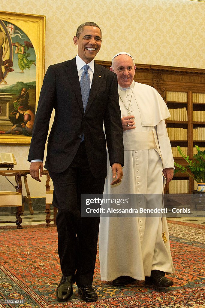 Italy - Religion - US President Barack Obama meet Pope Francis