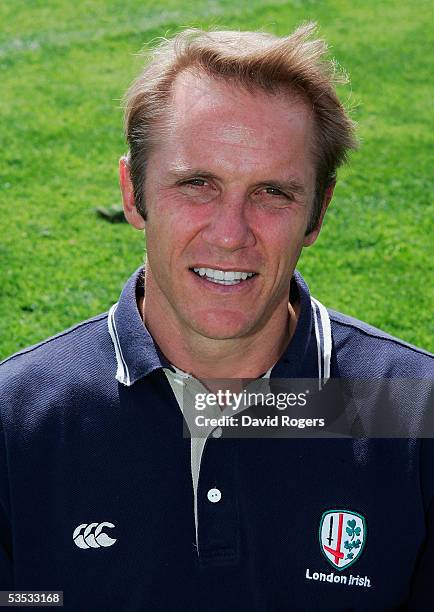 Brian Smith pictured during the London Irish photocall at The Avenue on August 23 in Sunbury, England.