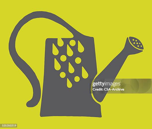 watering can - cave painting vector stock illustrations