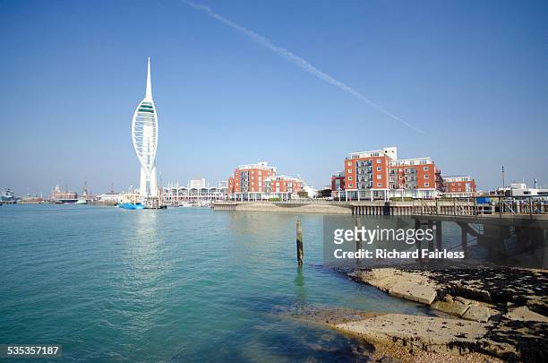 portsmouth harbour - spinnaker tower stock pictures, royalty-free photos & images