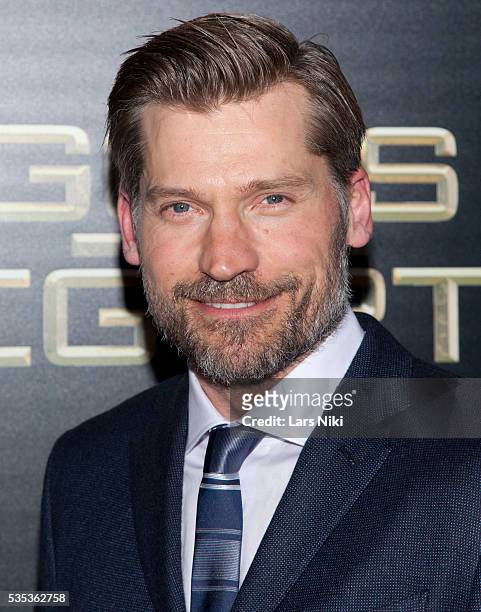Nikolaj Coster-Waldau attends the "Gods Of Egypt" New York Premiere at AMC Loews Lincoln Square 13 in New York City. © LAN