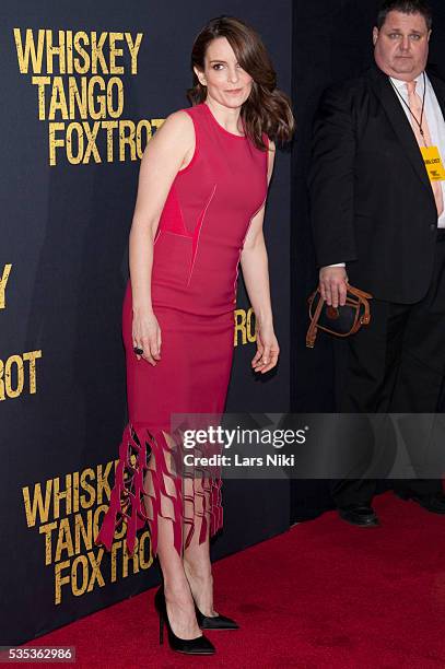 Tina Fey attends the "Whiskey Tango Foxtrot" New York Premiere at the AMC Loews Lincoln Square 13 in New York City. © LAN