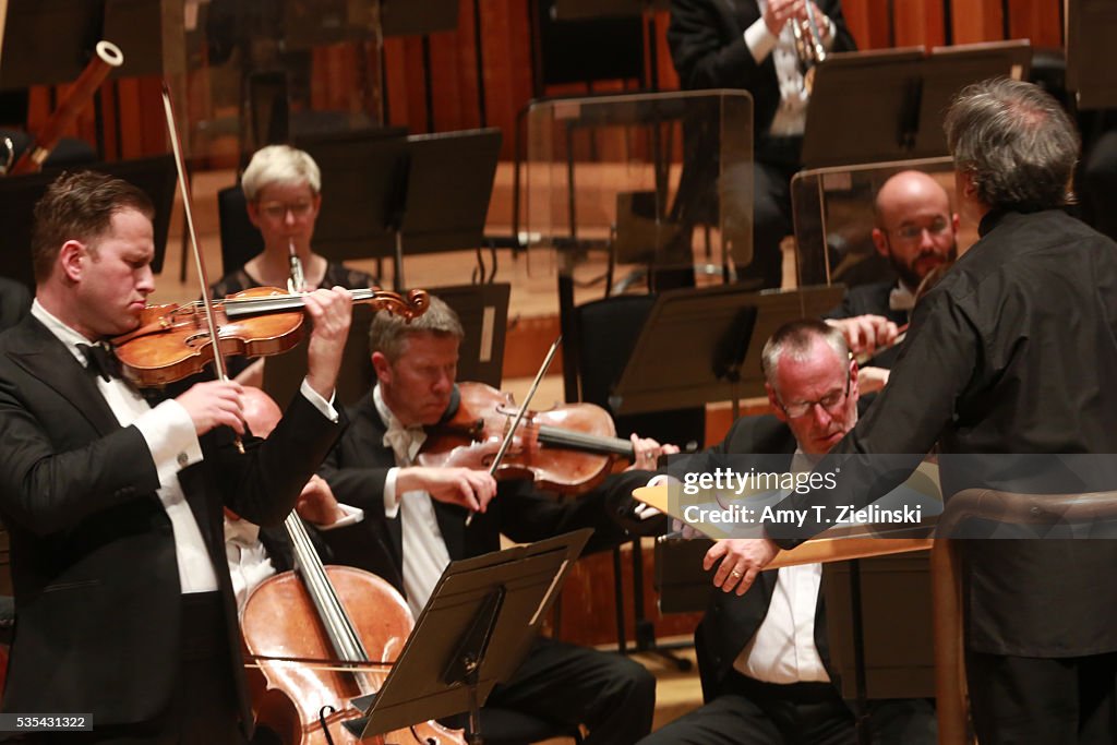 Sir Antonio Pappano Conducts London Symphony Orchestra At Barbican In London