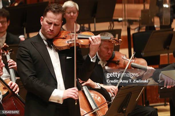 Soloist violinist Nikolaj Znaider plays the Beethoven Violin Concerto as Sir Antonio Pappano conducts the London Symphony Orchestra at Barbican...