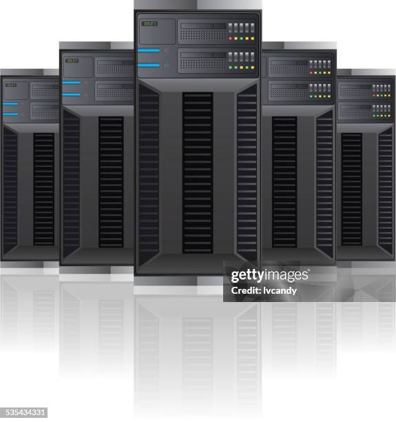 Row Of Network Servers Photos and Premium High Res Pictures - Getty Images