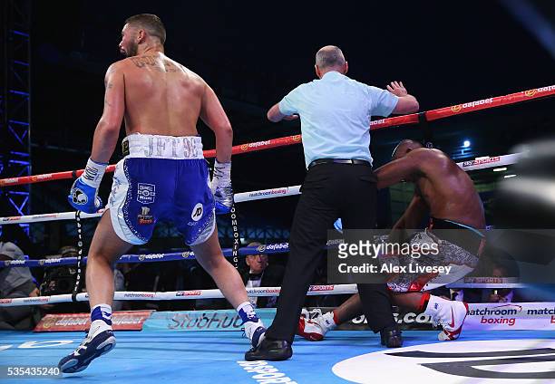Tony Bellew stops Illunga Makabu in the second round to win the Vacant WBC World Cruiserweight Championship fight between Tony Bellew and Illunga...
