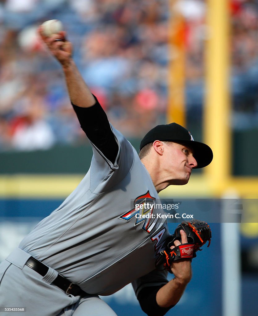 Miami Marlins v Atlanta Braves