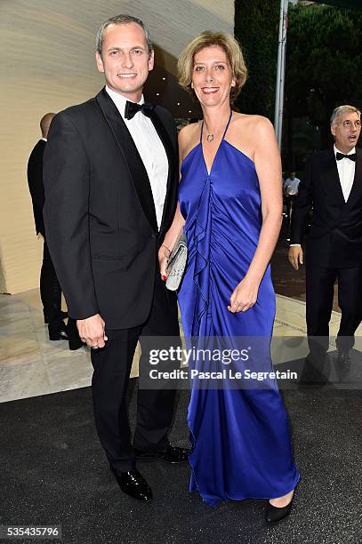 Louis Laforge and his wife attends the ACM Gala Dinner as part of the F1 Grand Prix of Monaco on May 29, 2016 in Monte-Carlo, Monaco.