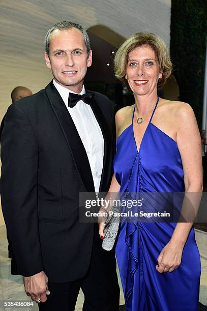 Louis Laforge and his wife attends the ACM Gala Dinner as part of the F1 Grand Prix of Monaco on May 29, 2016 in Monte-Carlo, Monaco.