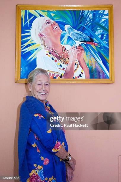 Princess Hetti von Bohlen und Halbach, the daughter-in-law of the German arms magnate at her house Bled Targui in Marrakesh. The scene of many a...