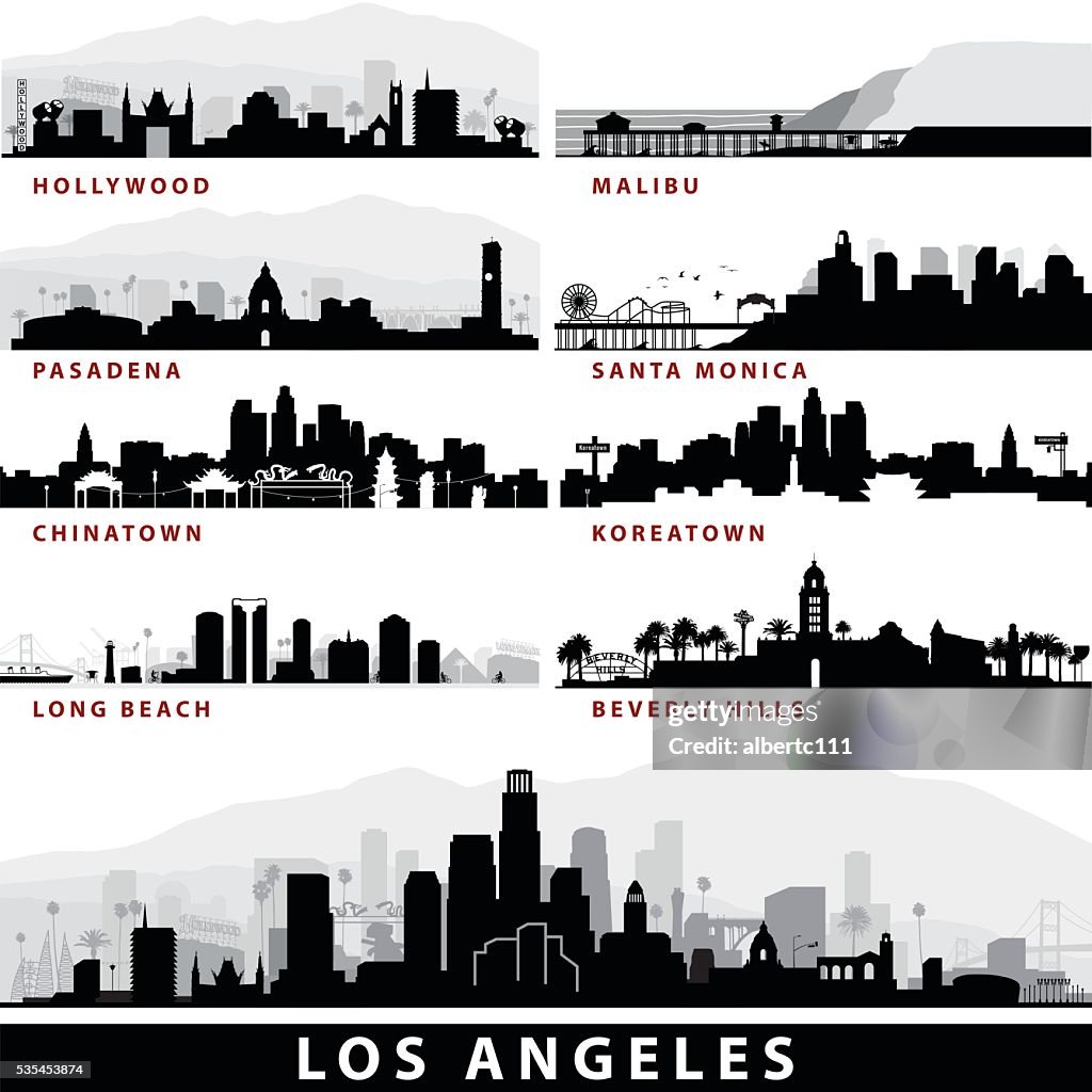 Vector_la paysages urbains