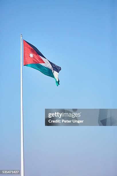 jordan flag - jordanian flag stock pictures, royalty-free photos & images