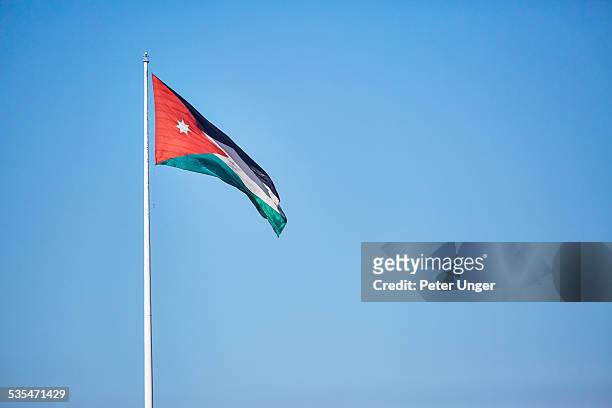 jordan flag - jordanian flag stock pictures, royalty-free photos & images