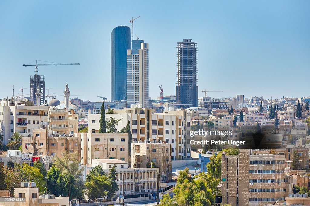 New Skyscrapers in Amman City