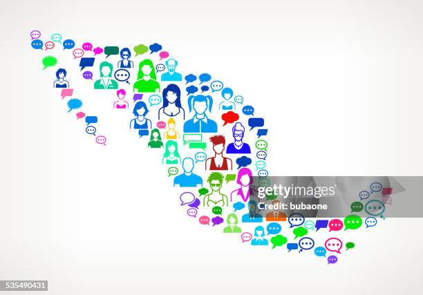 mexico people and communication royalty free vector art pattern - mexican businessman stock illustrations