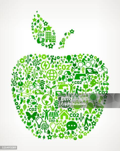 apple environmental conservation and nature royalty free vector art pattern - apple maps stock illustrations