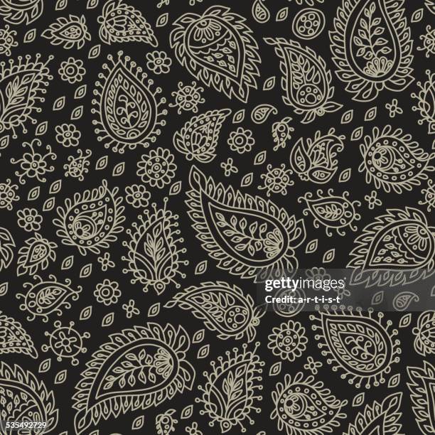 bildbanksillustrationer, clip art samt tecknat material och ikoner med paysley_bw - persisk kultur