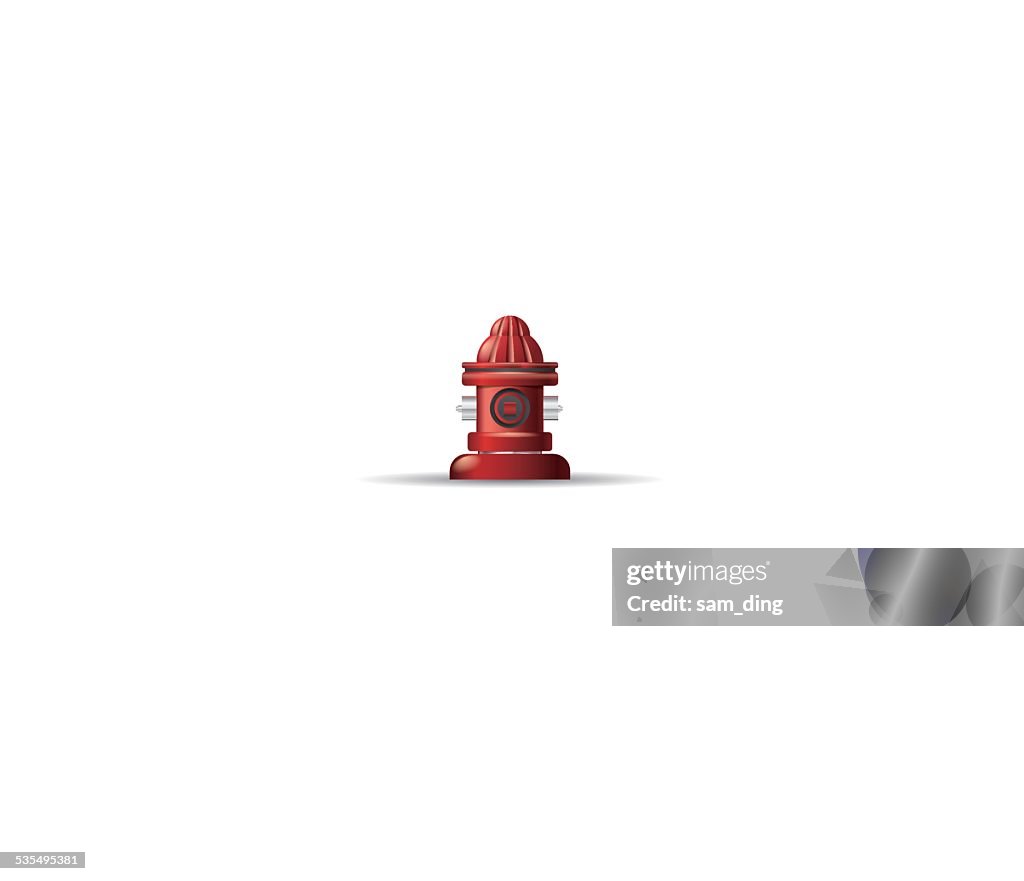 Vector fire hydrant