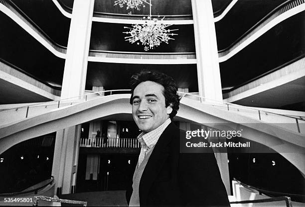 Spanish tenor Jose Carreras at the Metropolitan Opera in 1978.