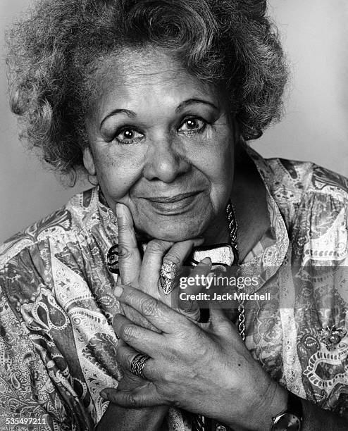 Choreographer Katherine Dunham photographed in 1987.