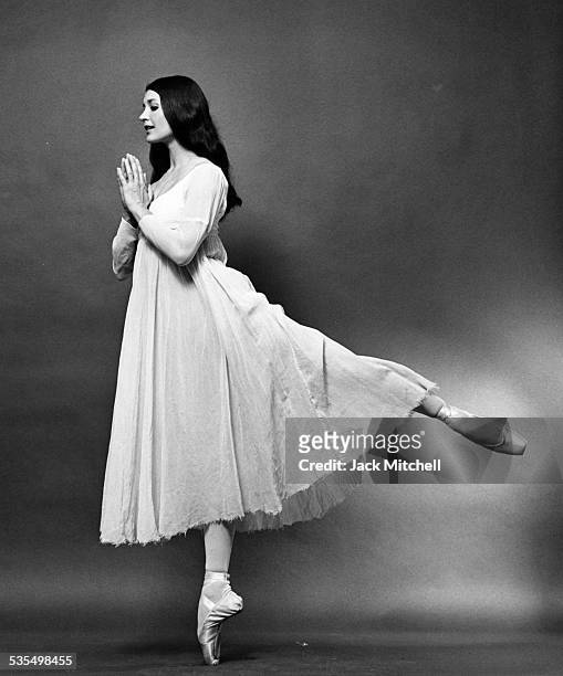 Dancer Carla Fracci, 1967.