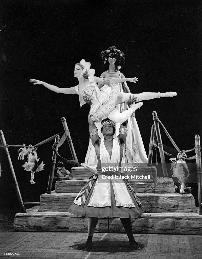 Rebekah Harkness and her Harkness Ballet performing Alvin Ailey's