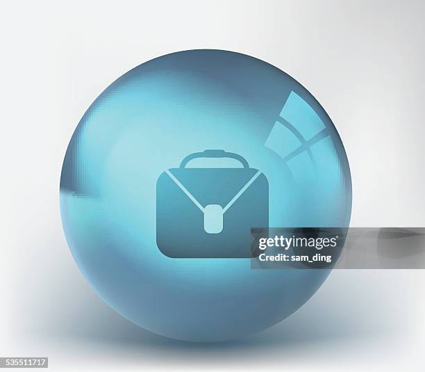 briefcase, envelope - glass case empty stock illustrations