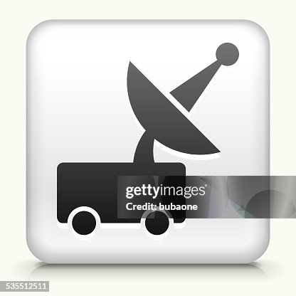 Square Button with Satellite Dish Machine Square Button with Satellite Dish Machine