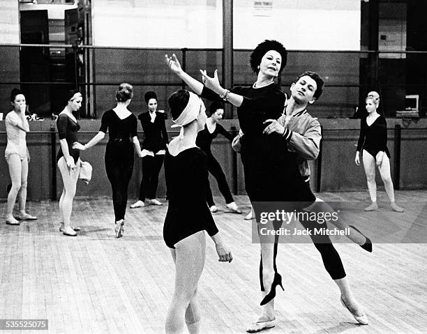 English ballerina and choreographer Alicia Markova photographed in 1963.