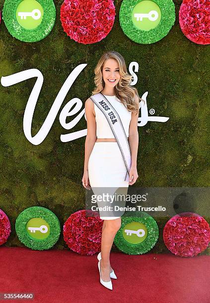 Olivia Jordan attends ceremony presenting DJ Khaled a key to the Las Vegas strip and the launch of official snapchat channel at the Venetian Hotel...