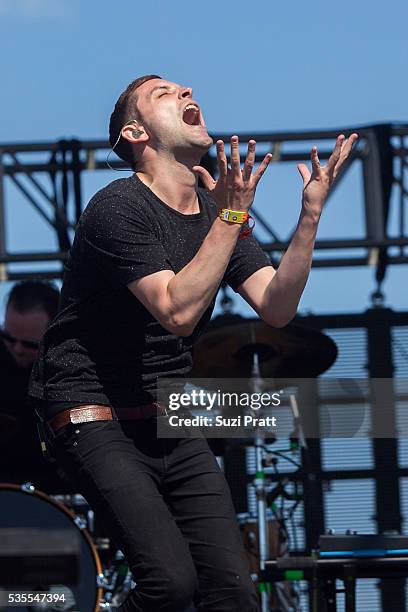 James Graham of The Twilight Sad performs at the Sasquatch Music Festival at the Gorge Amphitheatre on May 27, 2016 in George, Washington.