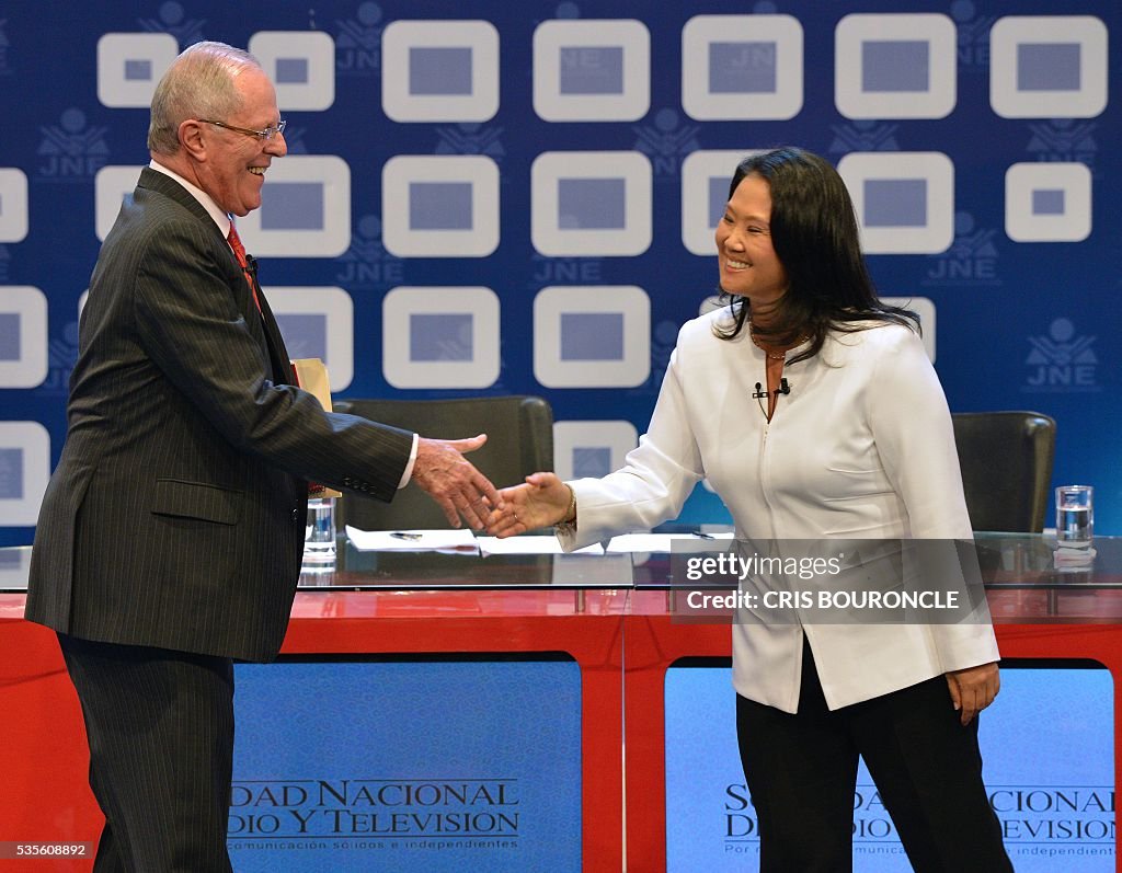 PERU-ELECTION-CAMPAIGN-DEBATE-FUJIMORI-KUCZYNSKI