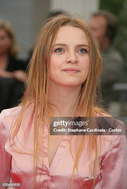 French actress Sara Forestier at the premiere of "The Black Dahlia" during the 32nd American Film Festival of Deauville.