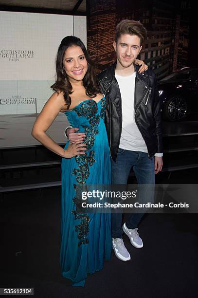 Gyselle Soares and guest attend the Christophe Guillarme show as part of the Paris Fashion Week Womenswear Fall/Winter 2016/2017 on March 2, 2016 in...