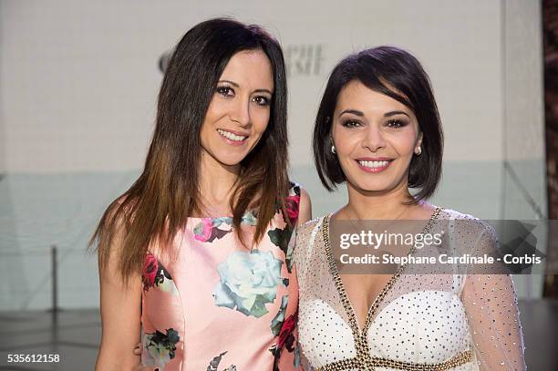 Fabienne Carat and Saida Jawad attend the Christophe Guillarme show as part of the Paris Fashion Week Womenswear Fall/Winter 2016/2017 on March 2,...