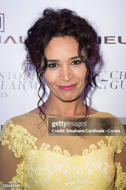 Aida Touihri attends the Christophe Guillarme show as part of the Paris Fashion Week Womenswear Fall/Winter 2016/2017 on March 2, 2016 in Paris,...