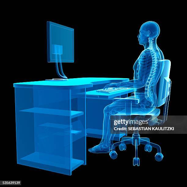 Computer Posture Standing Correct Posture Computer Photos and Premium High Res Pictures - Getty ...