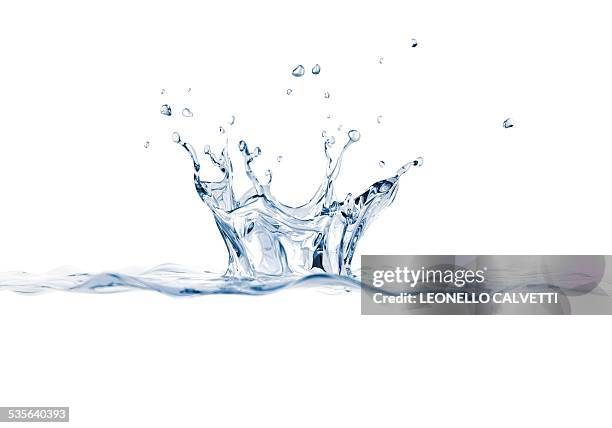 water splashing, artwork - empty white space stock illustrations
