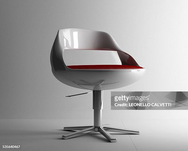 retro chair, artwork - office chair stock illustrations