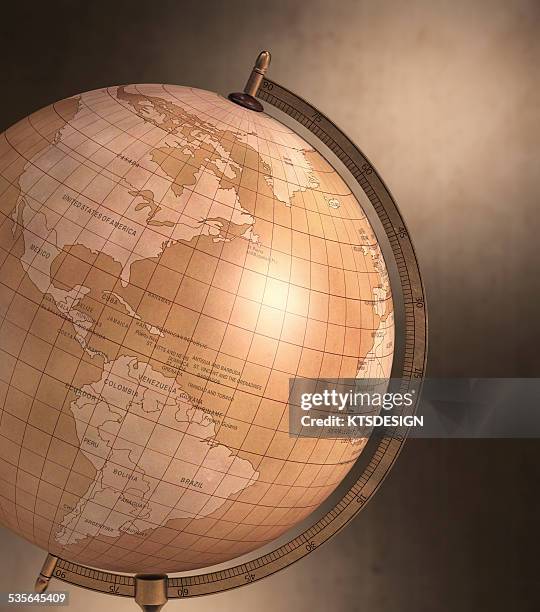 vintage globe - world heritage stock illustrations