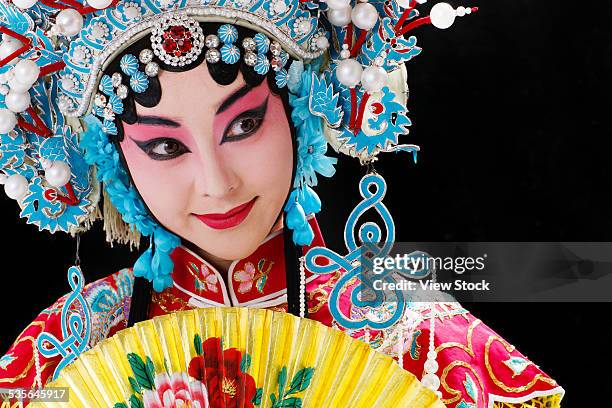 close-up of actress - peking opera - fotografias e filmes do acervo