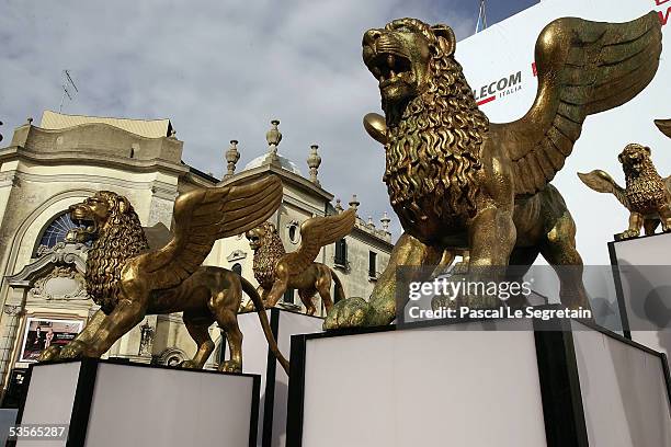 General view outside of the Palazzo del Cinema ahead of the start of the 62nd Venice Film Festival on August 31, 2005 in Venice, Italy.