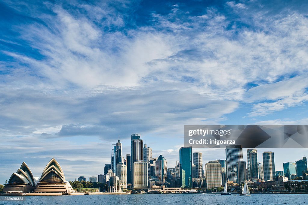 City skyline and Opera house, Sydney, Australia