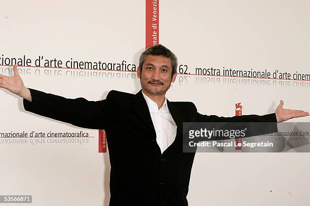 Chinese Director Tsui Hark attends a photocall for his out of competition film "Seven Swords" at the Palazzo del Casino on the first day of the 62nd...