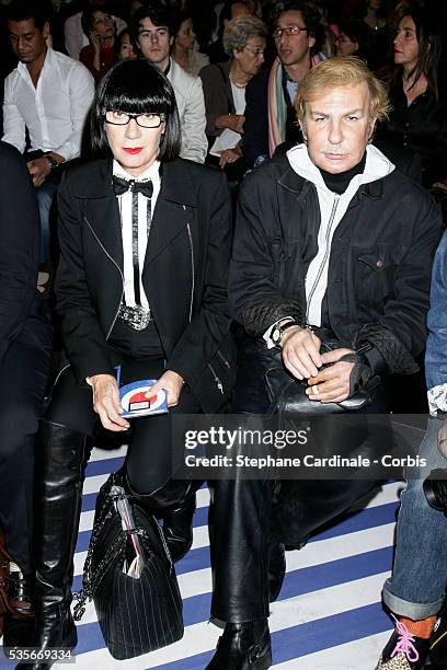 Claude Montana and Chantal Thomass at the Jean Charles de Castelbajac Spring/Summer 2008 collection during Paris Fashion Week.