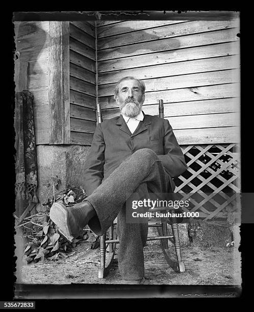 american agricultor, circa 1890 - parte del cuerpo humano fotos fotografías e imágenes de stock