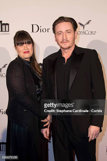 Benoit Magimel and his Wife Nikita Lespinasse attend La Cite Du Cinema Launch, in Saint-Denis.