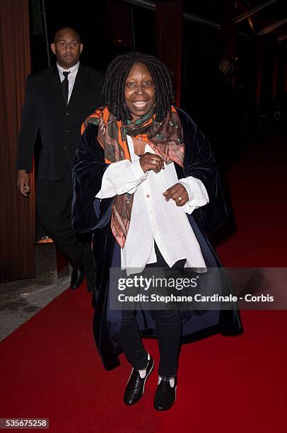 Whoopi Goldberg attends La Cite Du Cinema Launch, in Saint-Denis.